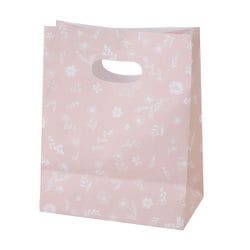 小判抜き角底BAG フラワー ピンク TU024