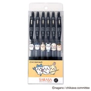 限定 SARASAボールペン黒6本セット ちいかわ 227364