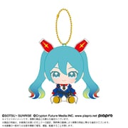 2593177 ガンダム45周年×初音ミク Chibiぬいおすわりマスコット 初音ミク×機動戦士ガンダム