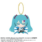 2593180 ガンダム45周年×初音ミク Chibiぬいおすわりマスコット 初音ミク×ストライクフリーダムガンダム弐式