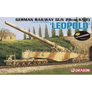 DR6200SP 1/35 WW.II ドイツ軍 28cm列車砲K5E レオポルド 2025ver. [組立式プラスチックモデル]