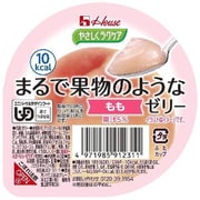 ラクケア まるで果物のようなゼリー もも 60g