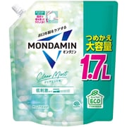 モンダミン マウスウォッシュ クリアミント つめかえ 1.7L [洗口液 液体歯磨き 大容量 パウチ 口臭予防]