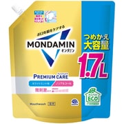 モンダミン マウスウォッシュ プレミアムケア ホワイトミント つめかえ 1.7L [洗口液 液体歯磨き ノンアルコール 大容量 パウチ 低刺激 口臭ケア 医薬部外品]