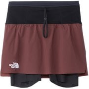 エンデュリストレイルスカート レディース ランニングウェア ショートパンツ セコイアレッド(SQ) XLサイズ NBW72572