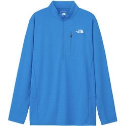 ロングスリーブフラッシュドライスリーディージップアップ メンズ カットソー クリアレイクブルー（CB） Mサイズ NT62505