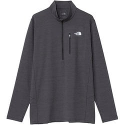 ロングスリーブフラッシュドライスリーディージップアップ メンズ カットソー ミックスチャコール（ZC） Sサイズ NT62505