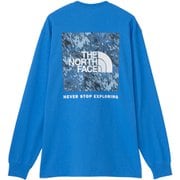 ロングスリーブスクエアデジタルグラフィックティー ユニセックス カットソー クリアレイクブルー(CB) Sサイズ NT82545