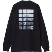 ロングスリーブハーフドームウィンドウティー ユニセックス カットソー ブラック(K) XLサイズ NT82546