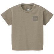 ショートスリーブスモールスクエアロゴティー ベビー トップス 半袖 マッシュルーム（MR） 80サイズ NTB32358