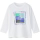 トドラーロングスリーブESゲットモテッドグラフィックティー キッズ トップス 長袖 ホワイト（W） サイズ110 NTT82570