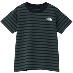 トドラーショートスリーブフィールドボーダーティー キッズ トップス 半袖 アルパイン（AL） サイズ100 NTT32542