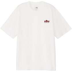 ショートスリーブフラッシュドライフラワーロゴティー ユニセックス カットソー オフホワイト（OW） Mサイズ NT82538