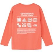ロングスリーブグラフィックティー キッズ トップス 長袖 リビングコーラル(LC) 160サイズ NTJ82533