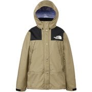 マウンテンレインテックスジャケット レディース 防水ジャケット ブラック×クラシックカーキ(CK) Mサイズ NPW62552