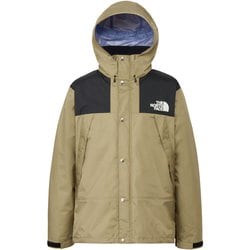 マウンテンレインテックスジャケット メンズ 防水ジャケット ブラック×クラシックカーキ(CK) Mサイズ NP62552