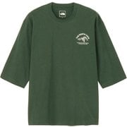 クォータースリーブワンポイントロゴティー ユニセックス 七分袖カットソー アルパイン(AL) Lサイズ NT32537