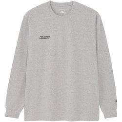 ロングスリーブファインアルパインティー ユニセックス カットソー ミックスグレー（Z） XXLサイズ NT82537