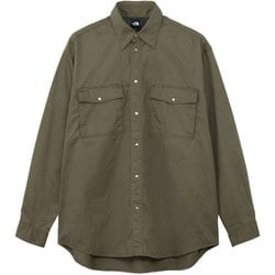 ロングスリーブロックステディチノシャツ ユニセックス シャツ ニュートープ（NT） Lサイズ NR62531