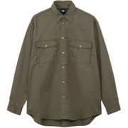 ロングスリーブロックステディチノシャツ ユニセックス シャツ ニュートープ（NT） Lサイズ NR62531