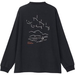 ロングスリーブアクティブティー ユニセックス カットソー ブラック（K） Lサイズ HM32581