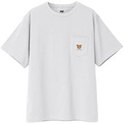 ショートスリーブヘリーベアポケットティー ユニセックス カットソー クリアホワイト（CW） Mサイズ HM62588