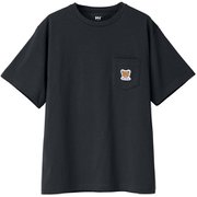 ショートスリーブヘリーベアポケットティー ユニセックス カットソー ブラック（K） Mサイズ HM62588