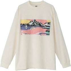 ロングスリーブランドスケープティー ユニセックス カットソー アイボリー（IV） Sサイズ HM32576