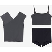 リブ3セット レディース 水着 チャコールグレイ（CH） Mサイズ SFW22580