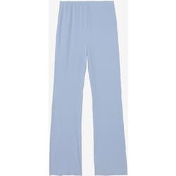 リブパンツ レディース フィットネス ヨガ パンツ ホリゾンブルー（HB） Mサイズ SAW72580