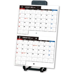 92222 [1年分つながってるカレンダー 中 イーゼル付]