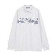 ゴルフウェア メンズ L/S Polo 1WHT M TRM25FW 7AM017
