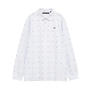 ゴルフウェア メンズ L/S Polo 1WHT M TRM25FW 7AM018