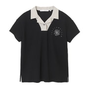 ゴルフウェア レディース W S/S Polo 0BLK L TRM25FW 7AM505