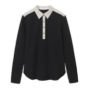 ゴルフウェア レディース W L/S Polo 0BLK M TRM25FW 7AM506