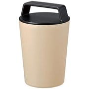 ハンドルサーモステンレスタンブラー 320ml タンブラー ベージュ ts1876 TS-1876