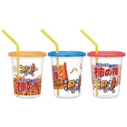 亀田の柿の種 ストロー付タンブラー 3個 320ml SIH3ST