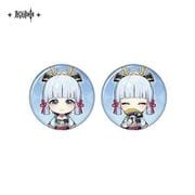 原神 留影叙佳期シリーズ ちびキャラ缶バッジセット 神里綾華