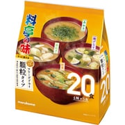 大容量 フリーズドライ顆粒 料亭の味 アソート20食（4種×5食） [即席みそ汁]