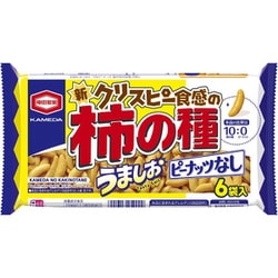 亀田の柿の種 ピーナッツなしうましお 6袋詰 105g