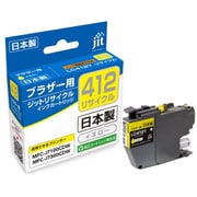 ブラザー LC412Y互換 イエロー 日本製リサイクルインク JIT-KB412Y