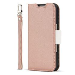 iPhone 17用 手帳型ケース シャンパンローズ・ホワイト CR_IQNCSPLNA_CW