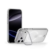 iPhone 17 Pro用 スタンド付きマグネット搭載ケース クリア・シルバー MC_IQPCSPTLP_TS