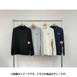 ゴルフウェア メンズ 長袖モック GY LLサイズ CWA25M C25233111 1020