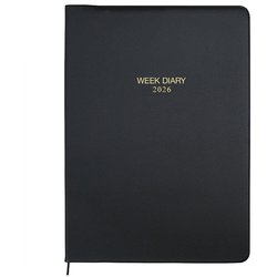 限定 2026 ウイークダイアリー B5 見開き1週間 糸かがりとじ D-42