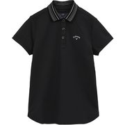 ゴルフウェア レディース 半袖ポロシャツ BK Mサイズ CWA25L C25234200 1010