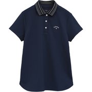 ゴルフウェア レディース 半袖ポロシャツ NV Mサイズ CWA25L C25234200 1120