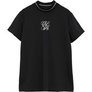 ゴルフウェア レディース 半袖モック BK Mサイズ CWA25L C25234202 1010