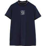 ゴルフウェア レディース 半袖モック NV Mサイズ CWA25L C25234202 1120