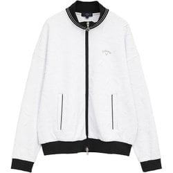 ゴルフウェア レディース フルジップスウェット WH Lサイズ CWA25L C25217203 1030